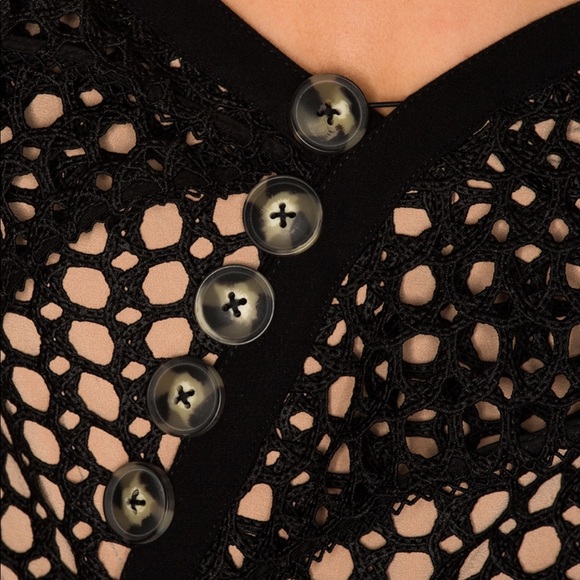 Self-Portrait Lace Frill Jumpsuit - Picture 6 of 7